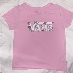 pink vans t shirt
